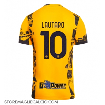 Inter Milan Lautaro Martinez #10 Maglia Gara Terza Repliche 2024-25
